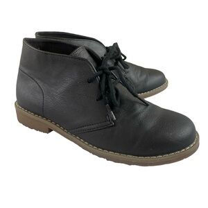 The Children’s Place Boys Lace Up Chukka Boots - Black Sz 5